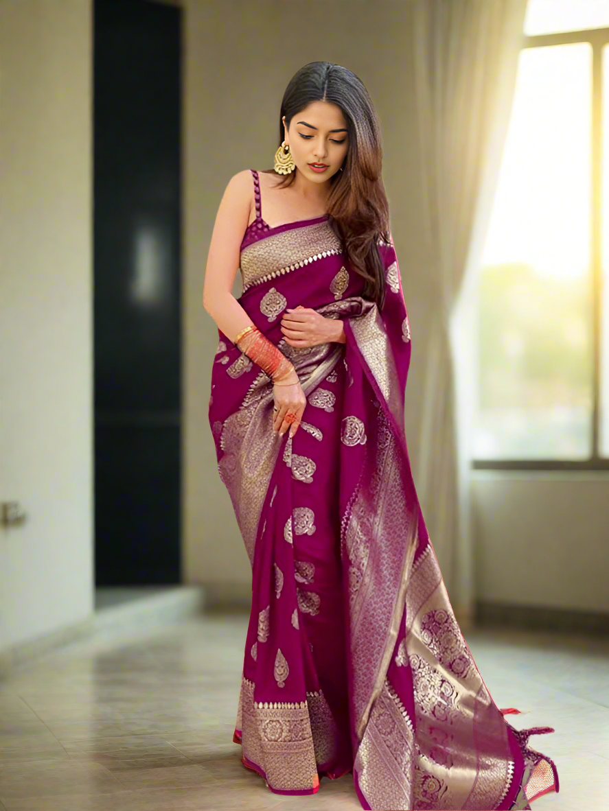Balaramapuram Double Kasavu Heritage Saree